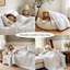 Ensemble d'édredon toutes saisons avec taies décoratives 100% lin Clara-1190569642-1190569645