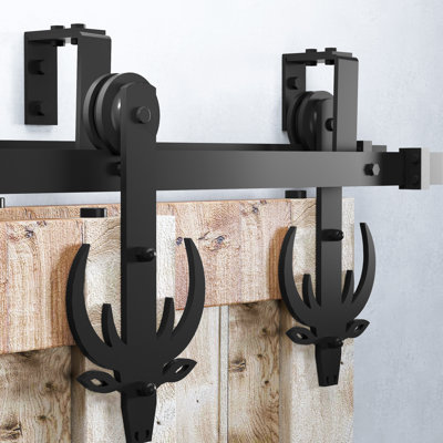 Ensemble de quincaillerie de porte de grange bucks bypass
