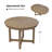 Kanalu Modern Solid Wood Extendable Dining Table