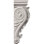 Endurathane Leaf Corbel, 7 3/4"W x 3 7/8"D x 11"H, Factory Primed