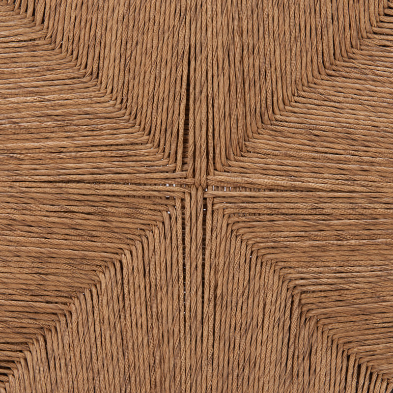 Ensemble de 2 tabourets de bar d'extérieur modernes, Naturel