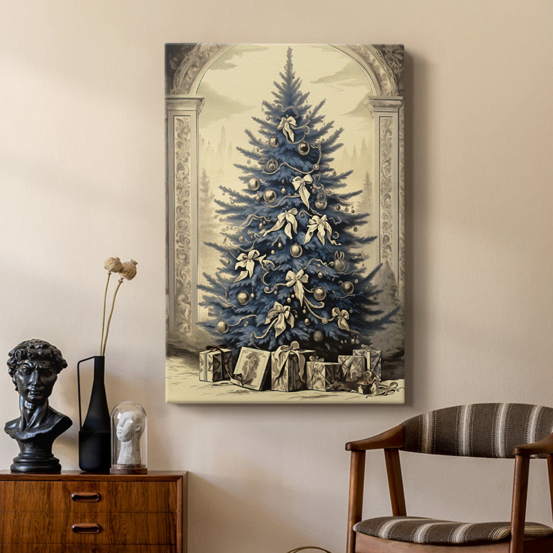 Art de Noël de Noël CDXCVI - galerie Cavas sur mesure, H 48 po x l 32 po