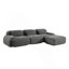 Canapé modulaire en forme de L sans assemblage Design ergonomique adapté aux animaux de compagnie