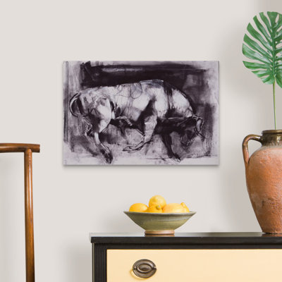 «The White Bull» par Mark Adlington, impression sur toile