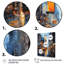 Reproduction d'art mural jaune et gris New York Times Square - paysages urbains-2103509931-2103509930