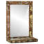 Solid Wood Rectangle Mirror-1377926463
