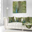 Coussin peacock avec plumes animal magnifique-30062176-30062172