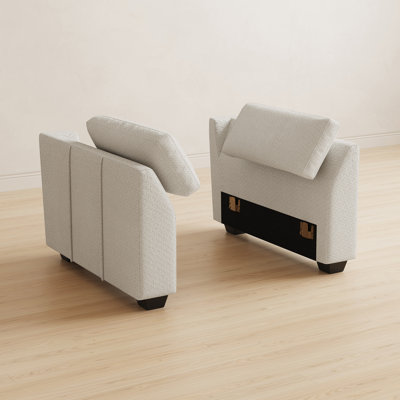 Chenille imperméable avec accoudoirs de canapé modulaire