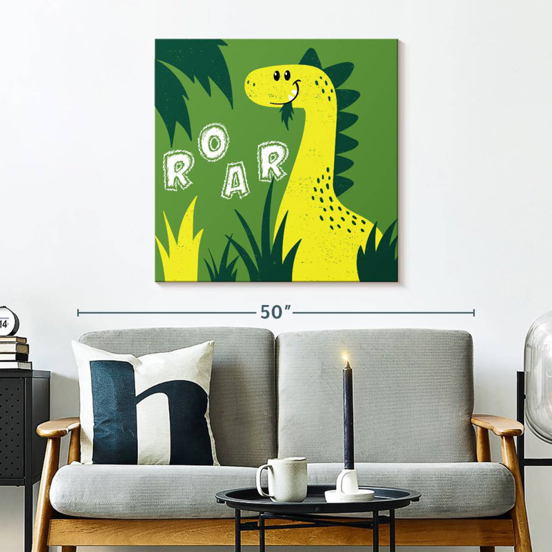 Ashelle, mignon dinosaure rugissant, H 30 po x l 30 po
