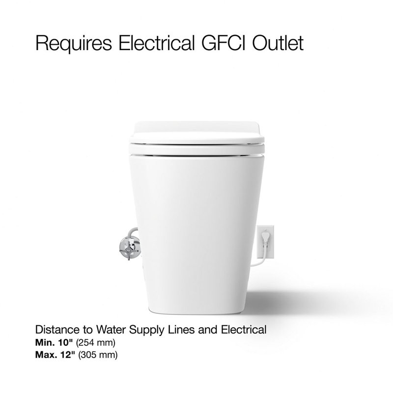 Leap™ One-Piece Elongated Smart Toilet, Dual-Flush