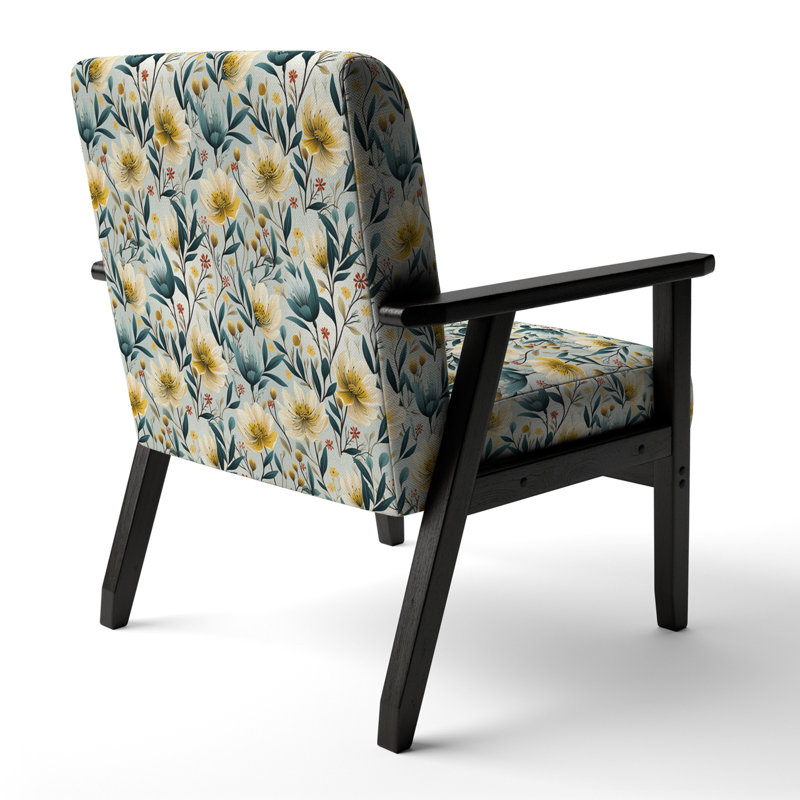 Chaise avec accoudoirs rembourrés Ethereal Botanicals