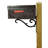 Hummingbird Aluminum Post Mounted Mailbox