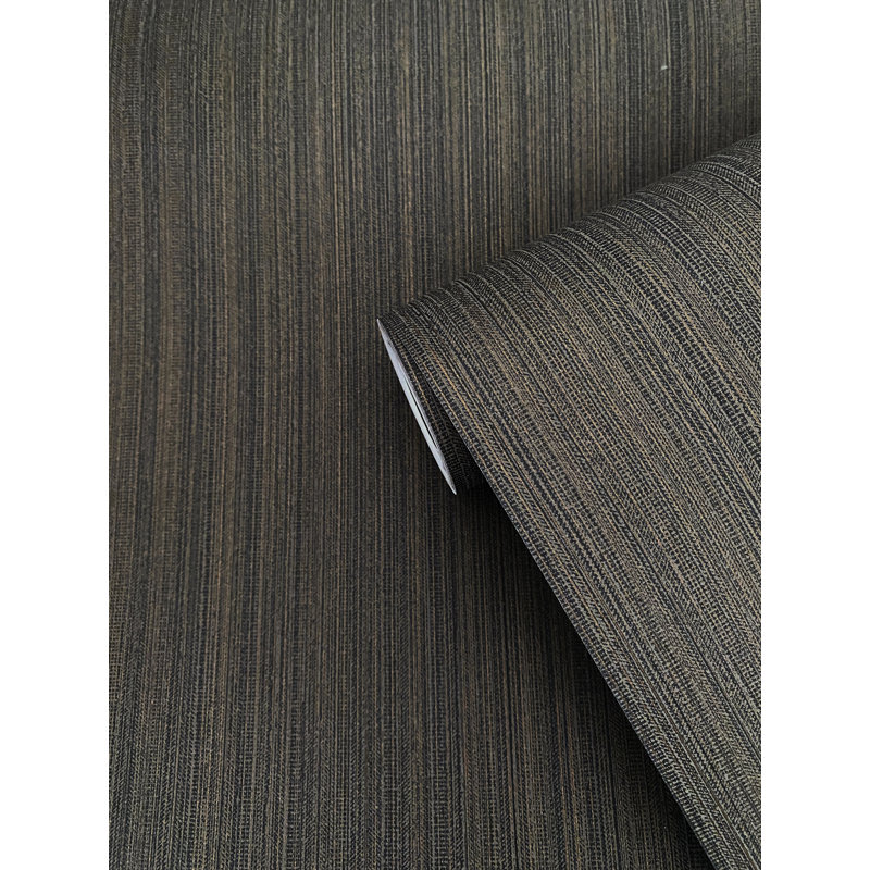 Boutique Shimmery Vertical Stripe Wallpaper Roll, Bronze