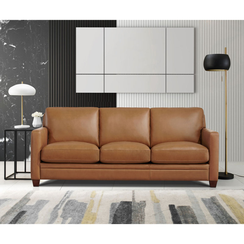 Canapé moderne en cuir Naples