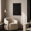 Papier d'art mural encadré, en bois, en MDF, à relief géométrique, décor texturé moderne pour le bureau de la chambre à coucher - 29 po - noir et brun