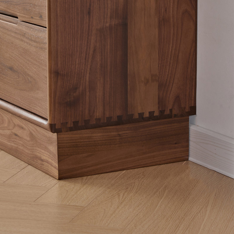 Buffet minimaliste avec portes en verre