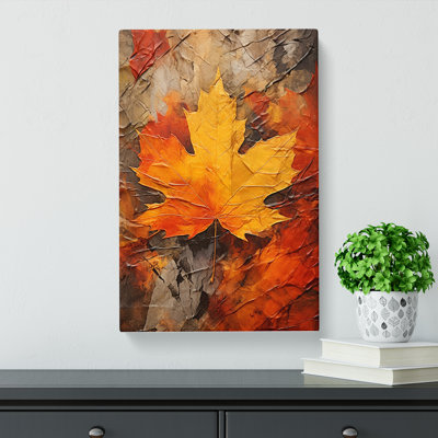 Leaf Expressionism Art No.3 - No Frame Print