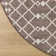 Tonnele Geometric Machine Woven Polypropylene/Polyester Indoor/Outdoor Area Rug in Natural