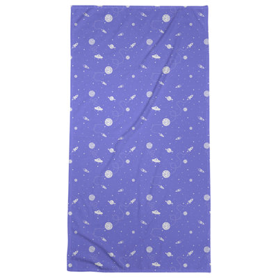 Serviette de bain à espace extérieur