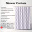 Rideau de douche Lavande Gingham - Premium-1512860382