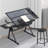 Adjustable Metal Base Drafting Table