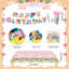 Ensemble de décorations de fête pour enfants princesse pour enfants, 126 pièces Princess