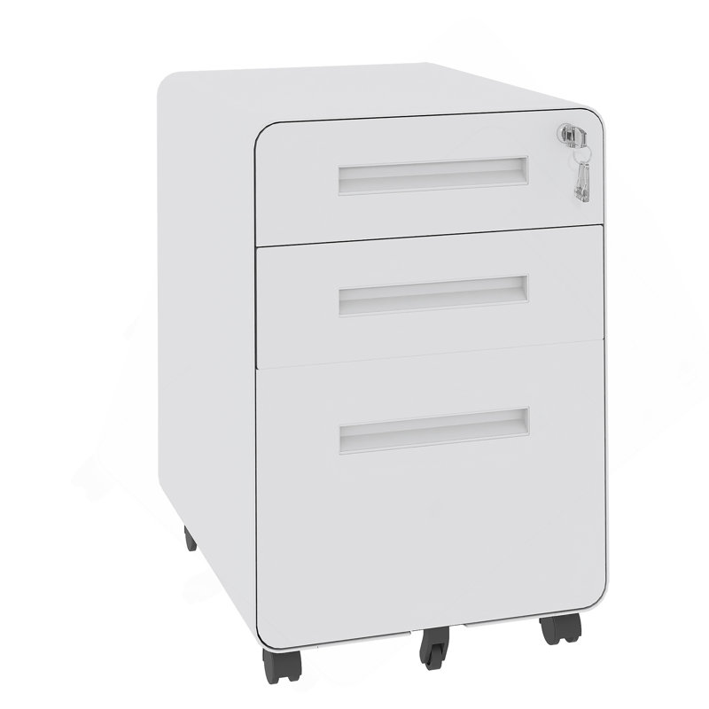 Armoire à portes doubles en bois massif gris clair Shaker