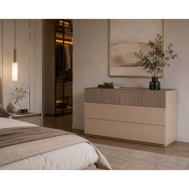 Infinity 3 - Drawer Solid Wood Dresser