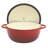 Gibson Home Addlestone 2.65 Quart Enamel Cast Iron Dutch Oven - Red