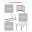 Table pliante en plastique 4 pi