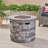 Cooksey Concrete Propane Smokeless Fire Pit Table with Hidden Fuel Tank