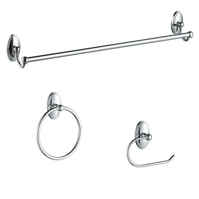 190106 3 - Piece Bathroom Hardware Set