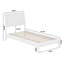 Lit plateforme en bois massif avec pied de lit assorti Ambrey-864761696-864761710