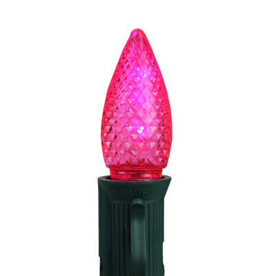 Faceted Transparent LED C7 Christmas Replacement Bulbs