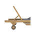 200cm Long Reclining Teak Single Chaise