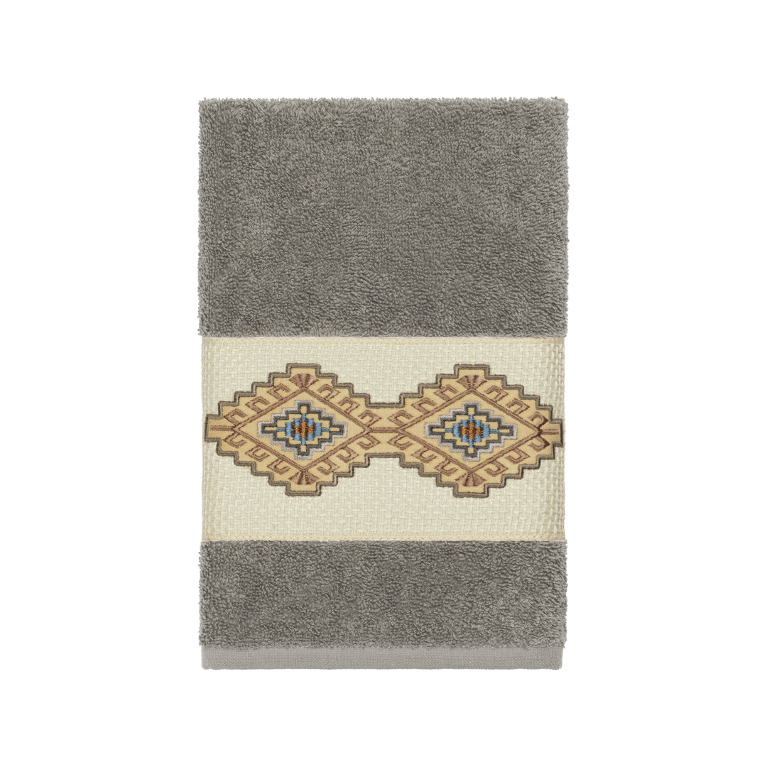 Gianna Embellished Turkish Cotton Hand Towel Linum Home Textiles 