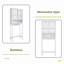 Tablette de rangement pour toilette, salle de bain privée