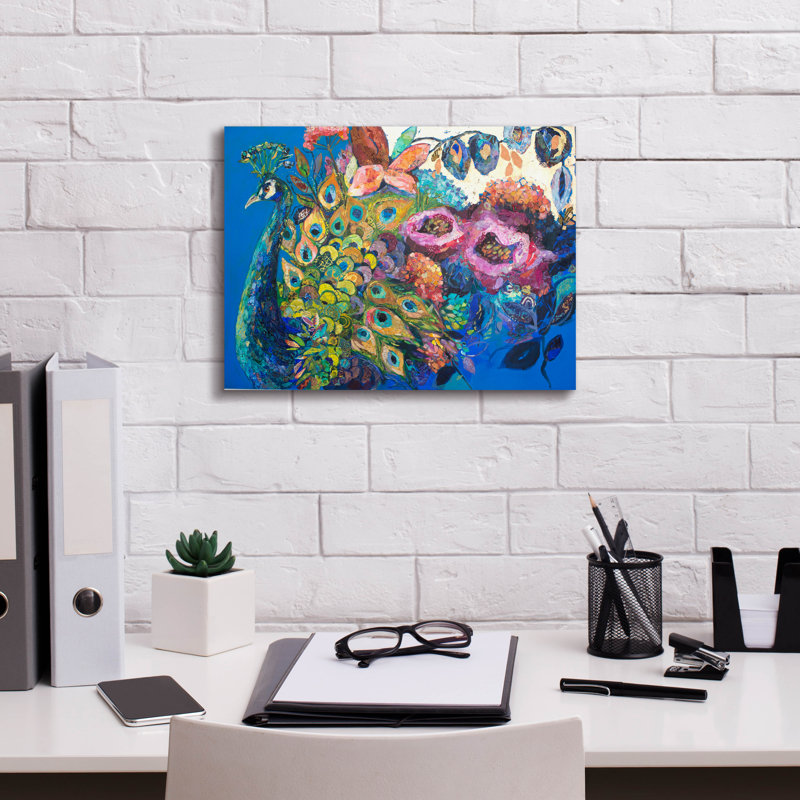 «Crown Jewel» par St. Hilaire Elizabeth, art mural sur toile, H 12 po x l 16 po x P 0,75 po