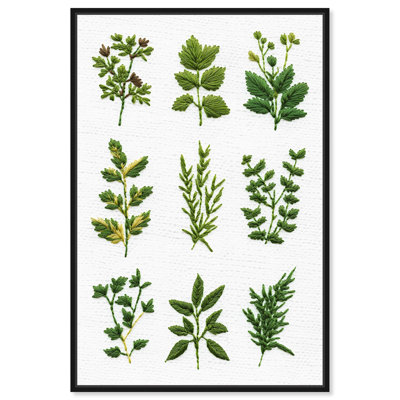 Needlepoint Nature II Canvas Floral Embroidery Prints by 