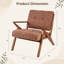 Charmante chaise longue moderne de style Mid-Century pour des espaces de vie élégants-596695733