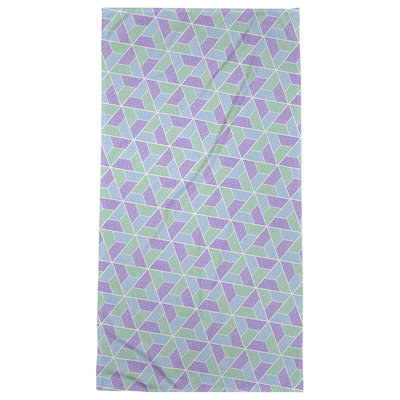 Serviette de plage trapézoïdes