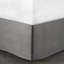 Édredon en coton 6 pièces pour grand lit - gris / blanc, Bartacks visibles, rembourrage 100% literie à rayures horizontales tissées,-121394357