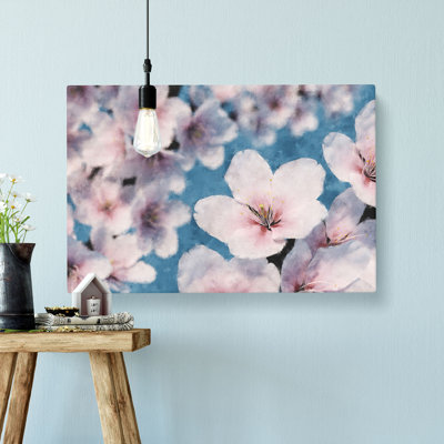 Cherry Blossom Tree In Spring - Wrapped Canvas Painting