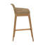 Tabouret de bar en bois de teck Audra