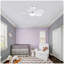 Ventilateur de plafond 30 po avec télécommande pour petite chambre d'enfant