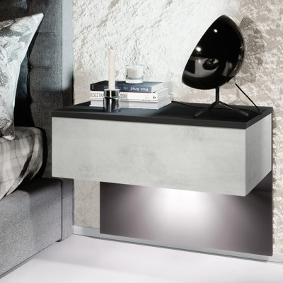 Leeward 60cm W Bedside Table