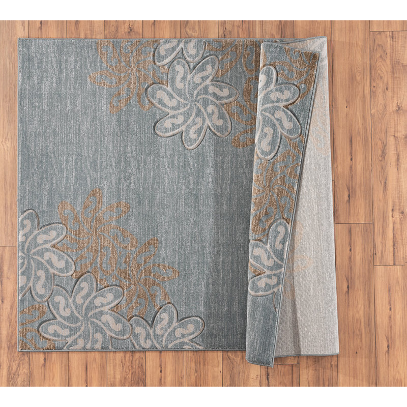 Zader Floral Indoor Rug, Rectangle 5'2" x 7'5"