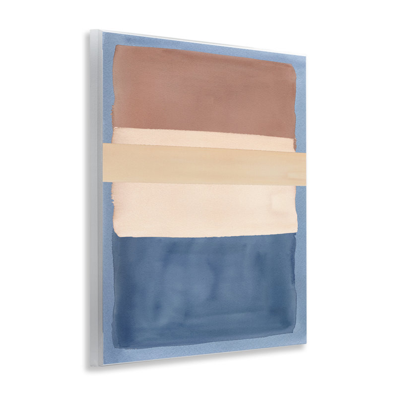 «Fun with Blue & Brown», plaque murale par Nina Jacobs