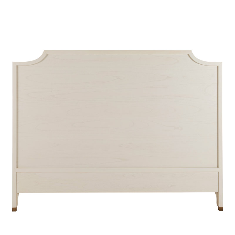 Alexandra Bed - Dark, Cerused White/Stained Gold, King
