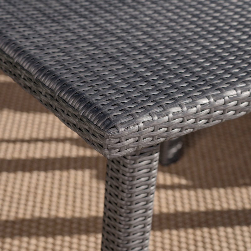 64" Square Dining Table, Gray